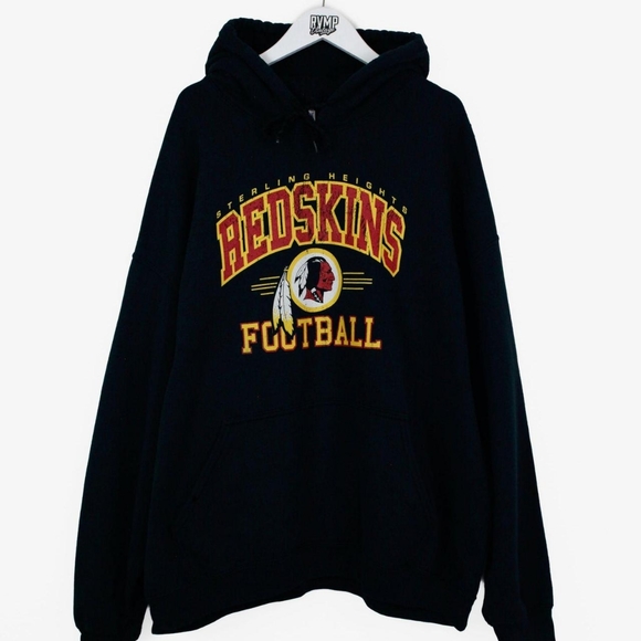 Gildan Other - Washington Redskins 'Salem' Y2K Black Printed Hoodie (2XL)